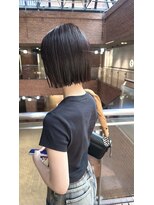 イオエ 梅田(ioe) ミルクティーベージュ/レイヤーボブ /髪質改善/縮毛矯正