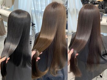 プルト(PLUTO)の写真/厳選成分で髪内部まで補修する“厳選トリートメントで素髪から美しく。美しさを長くキープが自慢［平尾］