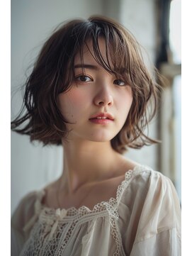 ゆるふわミディアムボブ【深井】