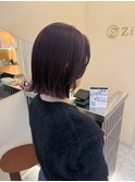 ブリーチなしラベンダーピンク＊髪質改善TR＊Zina Maison札幌