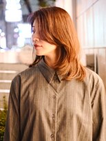 ビュートリアム 福岡(BEAUTRIUM) 前髪からサイド、バックに繋がるようにレイヤーを入れたセミディ