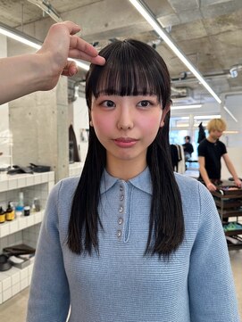 テンション(tension) ストレートミディアム髪質改善縮毛矯正札幌駅大通駅バスセンター