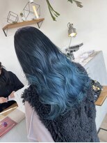 アーブルポンテ(ARBRE ponte)&nbsp;ブルーブリーチグラデーションカラー