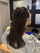 ザザ シンジュク(ZA/ZA shinjuku)&nbsp;ハーフアップアレンジ/タイトヘア/新宿ヘアセット
