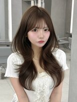 マウル ナゴヤ 名駅(MAEUL NAGOYA) 高めレイヤー くびれ巻き 流し前髪『桔川恒』