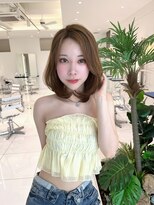 オーロ Costa西宮北口(ORO)&nbsp;柔らかな内巻きボブ/ヘーゼルベージュ