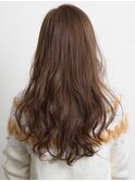 ラベンダーモーヴ×巻き髪デジタルパーマ