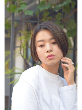 ゼンコー 国分寺(ZENKO) 【ゼンコー国分寺店】シンプルなワンレンミニボブ