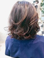 ステアケース 武蔵小杉店(stair:case)&nbsp;ロブ　コテ巻き風パーマ　30代40代