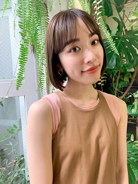 ラグ(log) 2wayバング×コンパクトタッセルボブ!