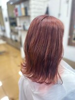 ヘアーズ ベリー 小林店(hairs BERRY) ピンクカラー