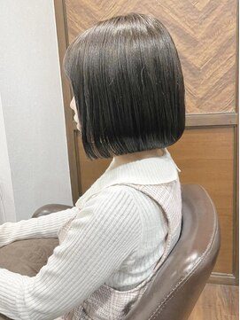 カラープロデュースバイアルバ(color produce byALBA) 長めでかわいいアゴ下5cmボブ