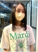 顔まわりカット/顔まわりレイヤー/おくれ毛