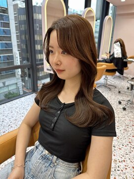 ボタン シブヤ(VOTAN SHIBUYA) 韓国ヘア/前髪なし/流れる前髪/くびれヘア/ブリーチなし