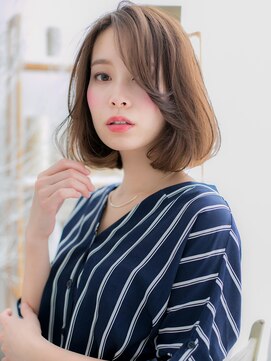 モッズヘア 上尾西口店(mod's hair) ココアベージュくせ毛風小顔Aライン大人ボブc5上尾20代30代40代