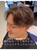 女性ウケ★センターパートニュアンスパーマ