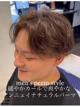 トリコ心斎橋(trico) 女性ウケ★センターパートニュアンスパーマ
