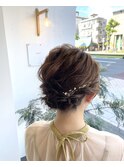 ボブシニヨンアレンジ