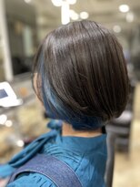 銀座ラボ 千葉店(LA BO) 髪質改善カラーインナーブルー