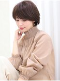 くびれショートハンサムショートショートシースルー前髪美髪