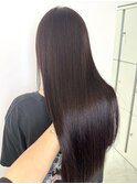 暗髪ラベンダーピンク