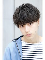 リップス レイ ギンザ(LIPPS Ray GINZA)&nbsp;無造作スパイラルツーブロック刈り上げマッシュ