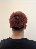 レッドスパイキーショート
