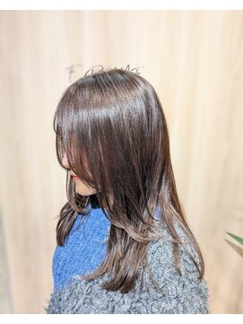 フレーム 博多店(FRAME) 顔周りレイヤースタイル