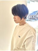 デザインカラー/レイヤーカット/ウェットヘア/オリーブベージュ