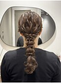 【ヘアセット】編み下ろし/着物