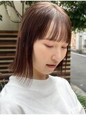 外はねボブ/イルミナカラー/秋葉原