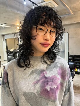 ナループロア ルームー(Nalu pu loa ROOMOO) レイヤーカット/レイイヤーウルフ/レイヤーパーマ