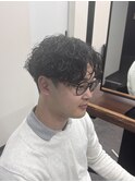 波巻きスパイラル ショート センターパート