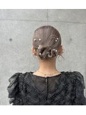 ヘアアレンジお呼ばれヘア