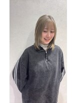 アース 大曽根店(HAIR&MAKE EARTH)&nbsp;ブリーチリタッチカラー＋カラー＋トリートメント