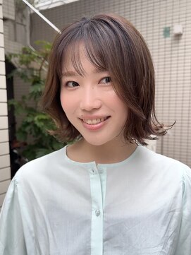 ラウレア(LAULEA) 外ハネボブパーマ/ボブパーマ/外ハネパーマ/ボブカット/カット