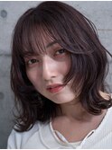 大人可愛い/顔周りレイヤー／ダークブラウン