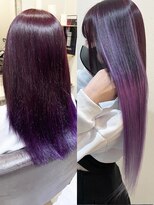 ララ モアナ(LaLa Moana)&nbsp;韓国風デザイン・ペールパープル・バレイヤージュ風・寒色風