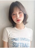 アプリコットオレンジくびれヘアハイライトカラー夏