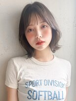 キリ 表参道(kyli)&nbsp;アプリコットオレンジくびれヘアハイライトカラー夏