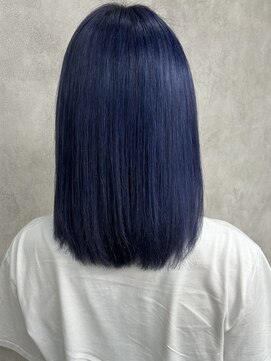 ルノン(LUNON) ハイライトカラーくびれヘアアプリコットオレンジ