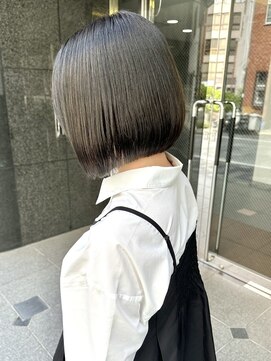 エンバイユアーズ 飯田橋店(eN° by youres) 髪質改善ストレート タッセルボブ 前下がりボブ 縮毛矯正