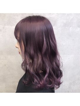 キャラ シャローネ 池袋(Chara Chalone) グレープラベンダーカラー/ケアブリーチ【岸雄一】