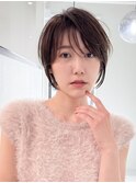 グランマッシュ/細めハイライト/ショート/白髪ぼかし/前髪☆36