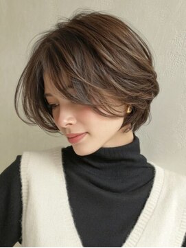 レリーノーブル 西宮北口(RelyNoble) 細めハイライトで上品さとツヤ感をプラス[西宮北口/髪質改善]