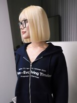 キオクエコ(KIOX eko) ハイトーンボブ/エフェクトブリーチ/リタッチ/髪質改善