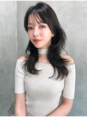 【Lloyd 大宮】ナチュラルブラック×韓国風レイヤー