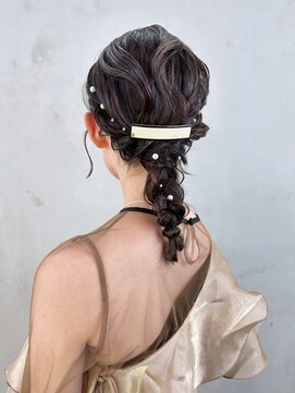 シオン(shion) 韓国ヘア顔周りレイヤーおくれ毛ダークアッシュ_ba576542