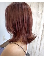 アースエレガンス 田町店(EARTH Elegance)&nbsp;チェリーピンク×鎖骨ロブ