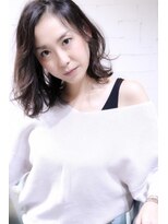 ホラン(HoLan)&nbsp;【HoLan】ヴェールウェーブxブルージュx水平ロブ☆